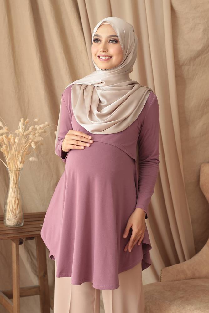Melissa Top in Dusty Purple